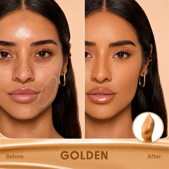 کانسیلر مایع شیگلم SHEGLAM اصل مدل Hideaway Full-Coverage فول کاور