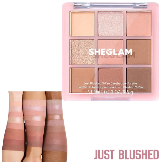 پالت سایه چشم شیگلم SHEGLAM اصل با 9 رنگ شاین و مات