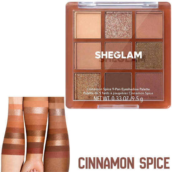 پالت سایه چشم شیگلم SHEGLAM اصل با 9 رنگ شاین و مات