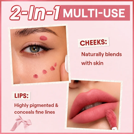 رژ لب و رژ گونه کرمی شیگلم SHEGLAM اصل
