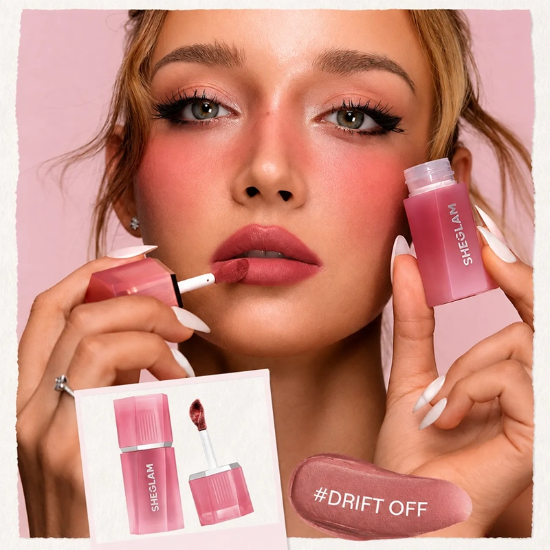 رژ لب و رژ گونه کرمی شیگلم SHEGLAM اصل