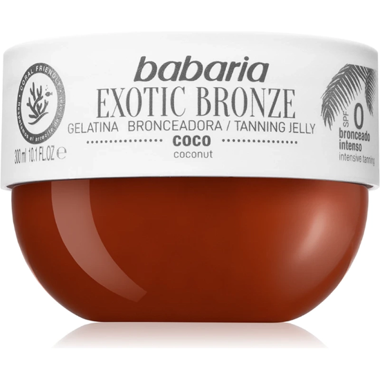 ژل برنزه کننده باباریا Babaria اصل مدل Exotic Bronze حجم 300 میلی لیتر