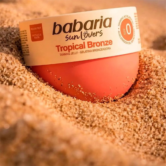 برنزه کننده باباریا babaria اصل مدل Tropical Bronze حجم 300ml