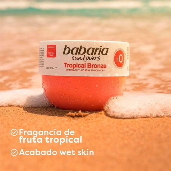 برنزه کننده باباریا babaria اصل مدل Tropical Bronze حجم 300ml