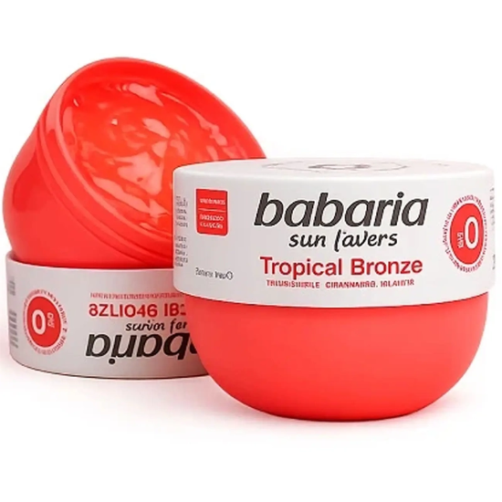 برنزه کننده باباریا babaria اصل مدل Tropical Bronze حجم 300ml