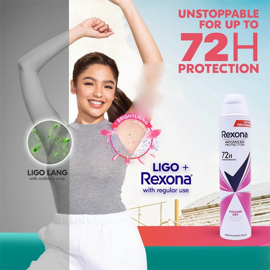 اسپری ضد تعریق زنانه رکسونا Rexona مدل Powder Dry 72h حجم 200ml
