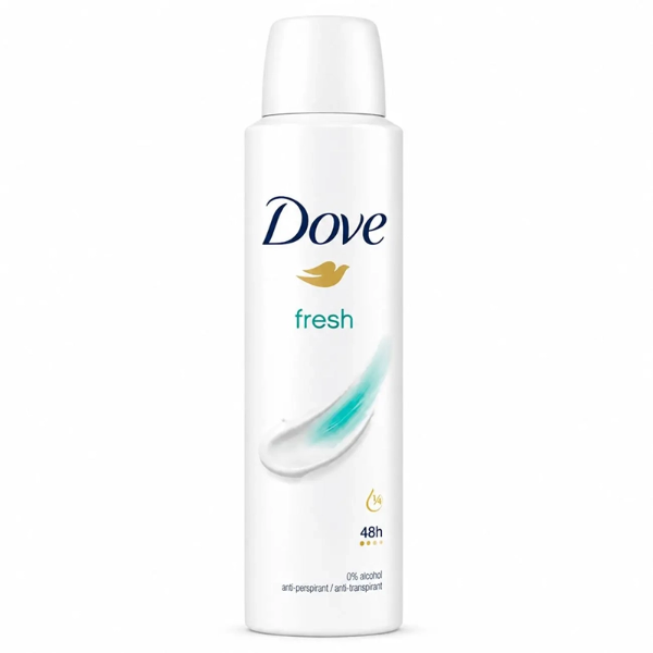 اسپری دئودورانت ضد تعریق داو Dove مدل Fresh حجم 250 میلی لیتر