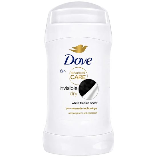 استیک ضد تعریق زنانه داو Dove مدل Invisible Dry ماندگاری 72 ساعته 50ml