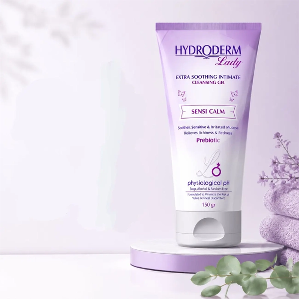 ژل بهداشتی بسیار ملایم بانوان هیدرودرم Hydroderm مدل Sensi Calm
