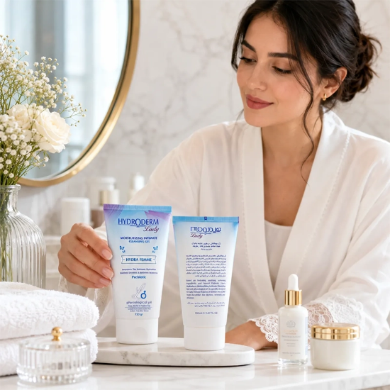 ژل بهداشتی بانوان هیدرودرم مدل Hydra Femme حاوی پری بیوتیک