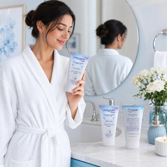 ژل بهداشتی بانوان هیدرودرم مدل Hydra Femme حاوی پری بیوتیک
