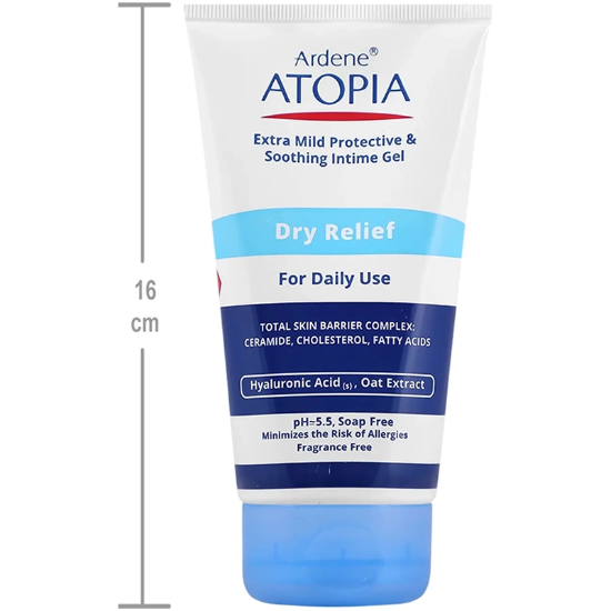 ژل بهداشتی بسیار ملایم بانوان آردن Atopia مدل Dry Relief با PH 5.5