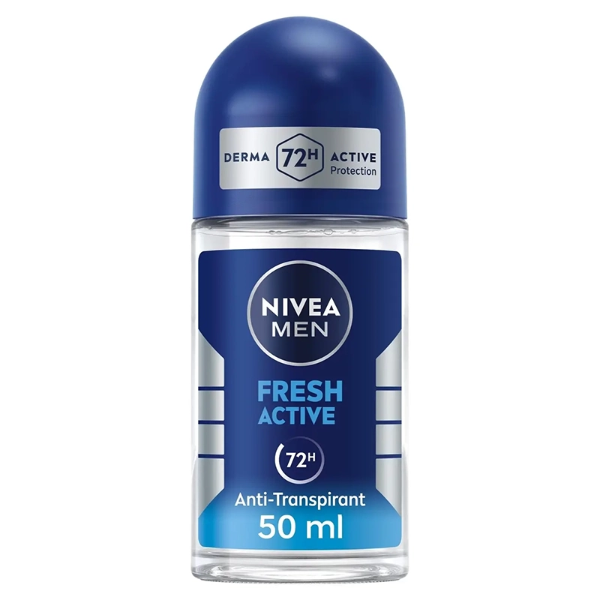 تصویر  رول ضد تعریق مردانه نیوآ NIVEA مدل Fresh Active 72H حجم 50ML