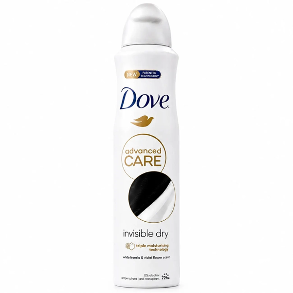 تصویر  اسپری ضد تعریق زنانه داو Dove مدل Advanced Care Invisible Dry حجم 250ml