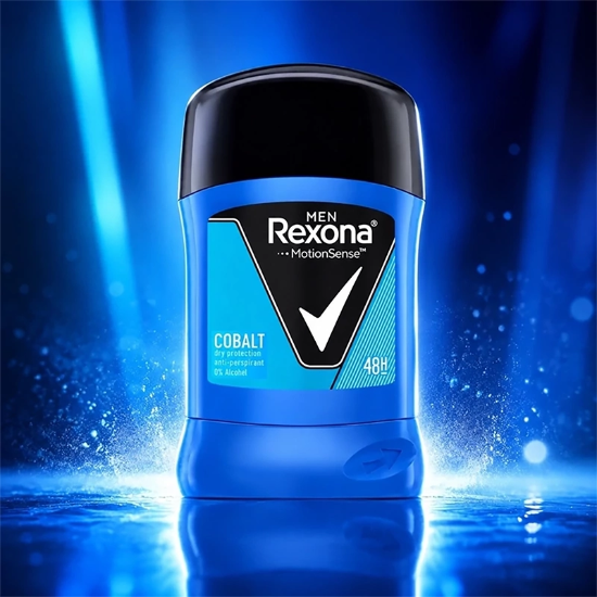 تصویر  استیک ضد تعریق مردانه رکسونا Rexona مدل Cobalt Dry محافظت 48 ساعته