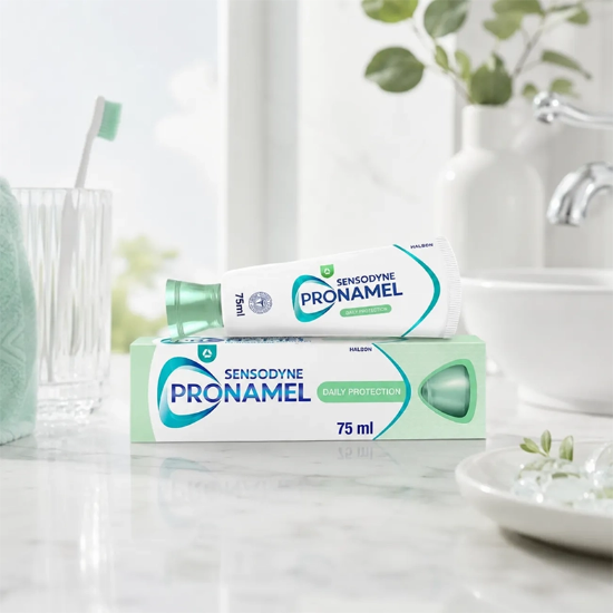 تصویر  خمیر دندان سنسوداین Sensodyne مدل Pronamel حاوی فلوراید 75 میلی لیتر