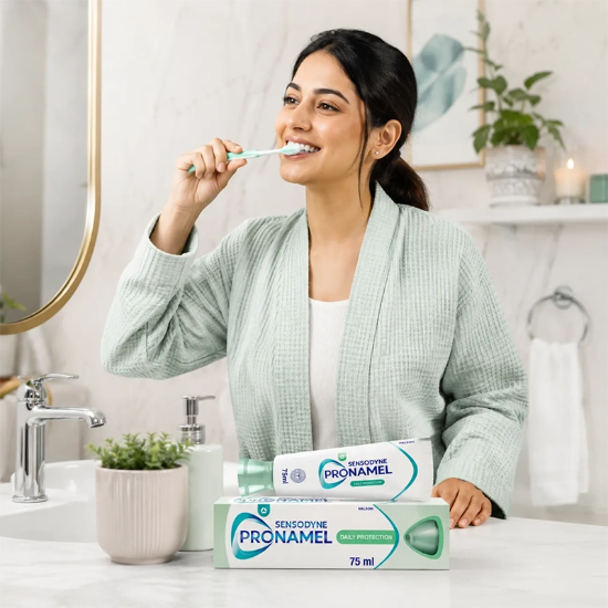 تصویر  خمیر دندان سنسوداین Sensodyne مدل Pronamel حاوی فلوراید 75 میلی لیتر