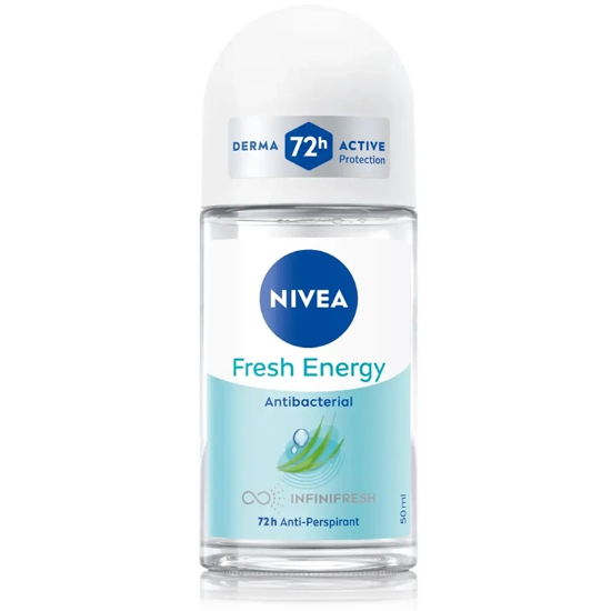 تصویر  رول ضد تعریق زنانه نیوآ NIVEA مدل Fresh Energy 72H آنتی باکتریال 50ml