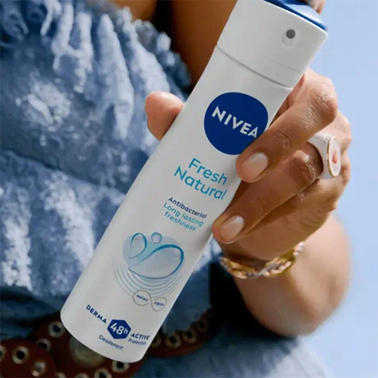تصویر  اسپری ضد تعریق زنانه نیوآ NIVEA مدل Fresh Natural محافظت 48 ساعته 150ml