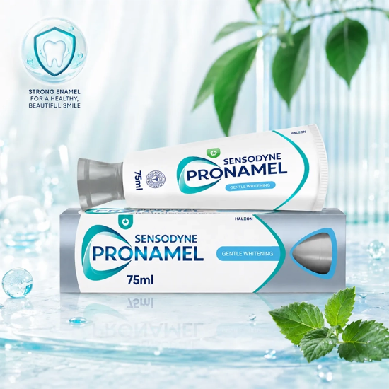 تصویر  خمیر دندان سنسوداین مدل Pronamel Gentle Whitening سفید کننده 75ml