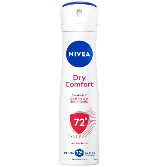تصویر  اسپری ضد تعریق زنانه نیوا NIVEA مدل Dry Comfort 72h حجم 150ml
