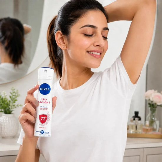 تصویر  اسپری ضد تعریق زنانه نیوا NIVEA مدل Dry Comfort 72h حجم 150ml