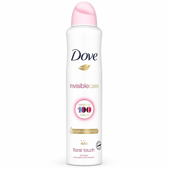 تصویر  اسپری دئودورانت ضد تعریق زنانه داو Dove مدل Invisible Care حجم 250ml