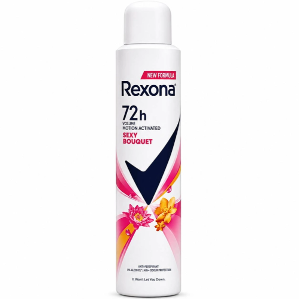 تصویر  اسپری ضد تعریق زنانه رکسونا Rexona مدل Sexy Bouquet 72h حجم 200ml