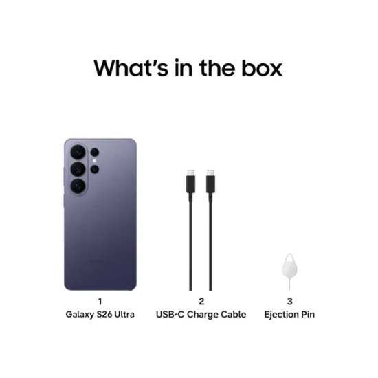 تصویر  گوشی موبایل سامسونگ مدل Galaxy S26 Ultra دو سیم‌کارت ظرفیت 256 گیگابایت و رم 12 گیگابایت - ویتنام
