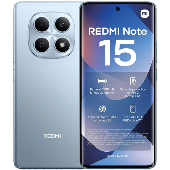 تصویر  گوشی موبایل شیائومی مدل Redmi Note 15 4G دو سیم کارت ظرفیت 256 گیگابایت و رم 8 گیگابایت